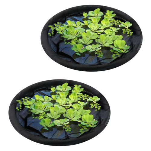 Reusable Polyester Pond Net Round Floating Flora Island-80cm