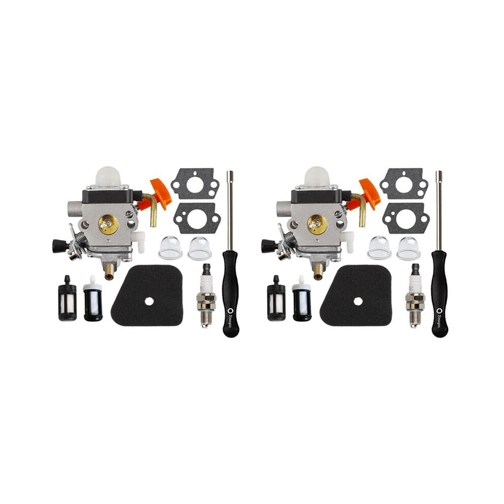 2X Fs110 Fs110r Fs130 Fs130r Carburetor For C1q-S174 Fs90 Fs90r Ht101 Fs100 Km110r Km130 Hl100 Ht100 Fs100rx Fs87 6034259333217