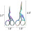 Embroidery Scissors with Ergonomic Double Loop Handle, High Quality Stainless Steel Sharp Tip Scissors for Embroidery, Craft, Needle Work 5