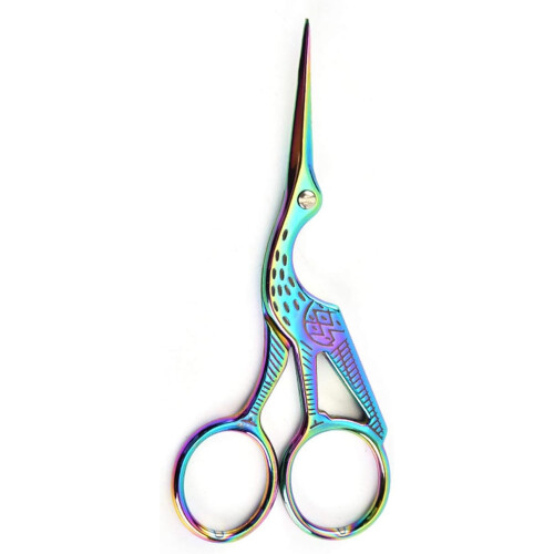 Embroidery Scissors with Ergonomic Double Loop Handle, High Quality Stainless Steel Sharp Tip Scissors for Embroidery, Craft, Needle Work 1