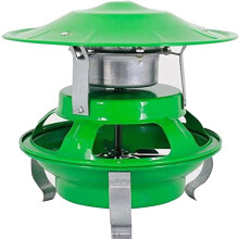 120W Roof Chimney Exhaust Fan with Suction Power and Overheat Protection for Fireplace