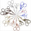 Embroidery Scissors with Ergonomic Double Loop Handle, High Quality Stainless Steel Sharp Tip Scissors for Embroidery, Craft, Needle Work 2