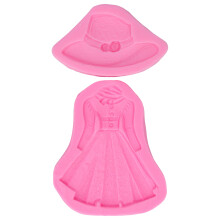 Maisiúcháin Císte Téama Bainise Múnlaí Roisín Silicone In-athúsáidte le haghaidh Ceardaíocht Bácála Seacláide Fondant le Dearadh