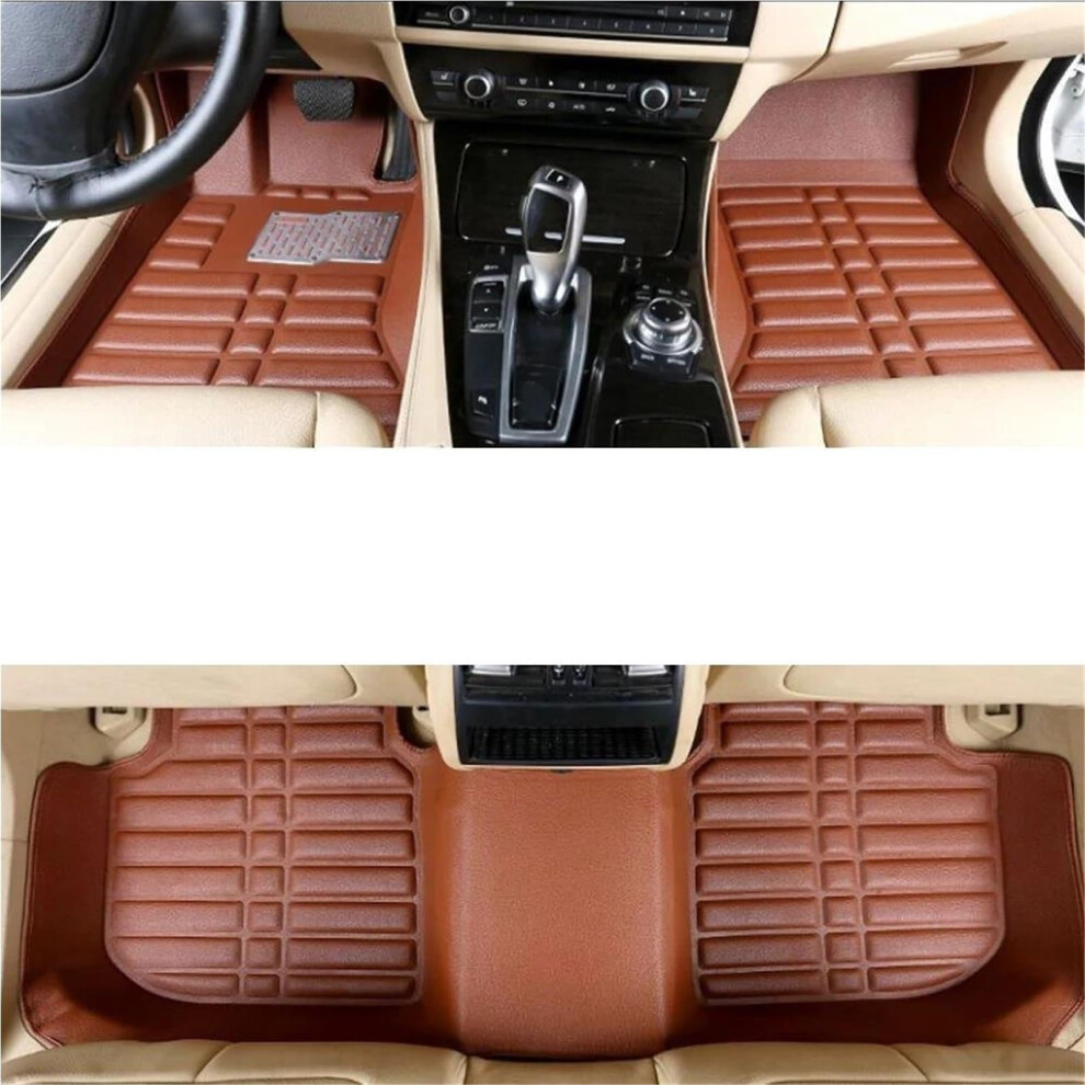 Floor Mats 20172022 All Weather Waterproof Leather Antislip Interior Lhd For Honda Crv Brown 9199774647595