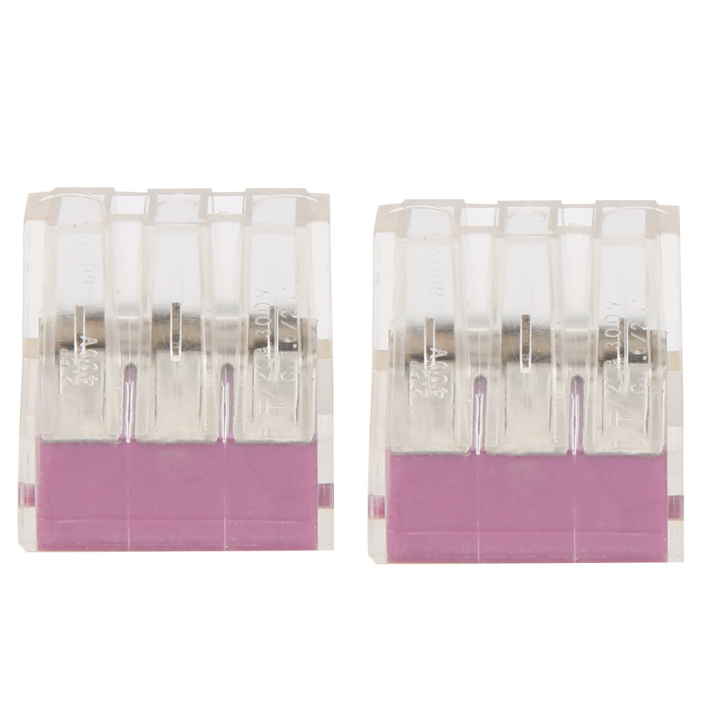 Pct-106 Terminal Connector 100Pcs Quick Wire Block For Safe Installation 4221379513472