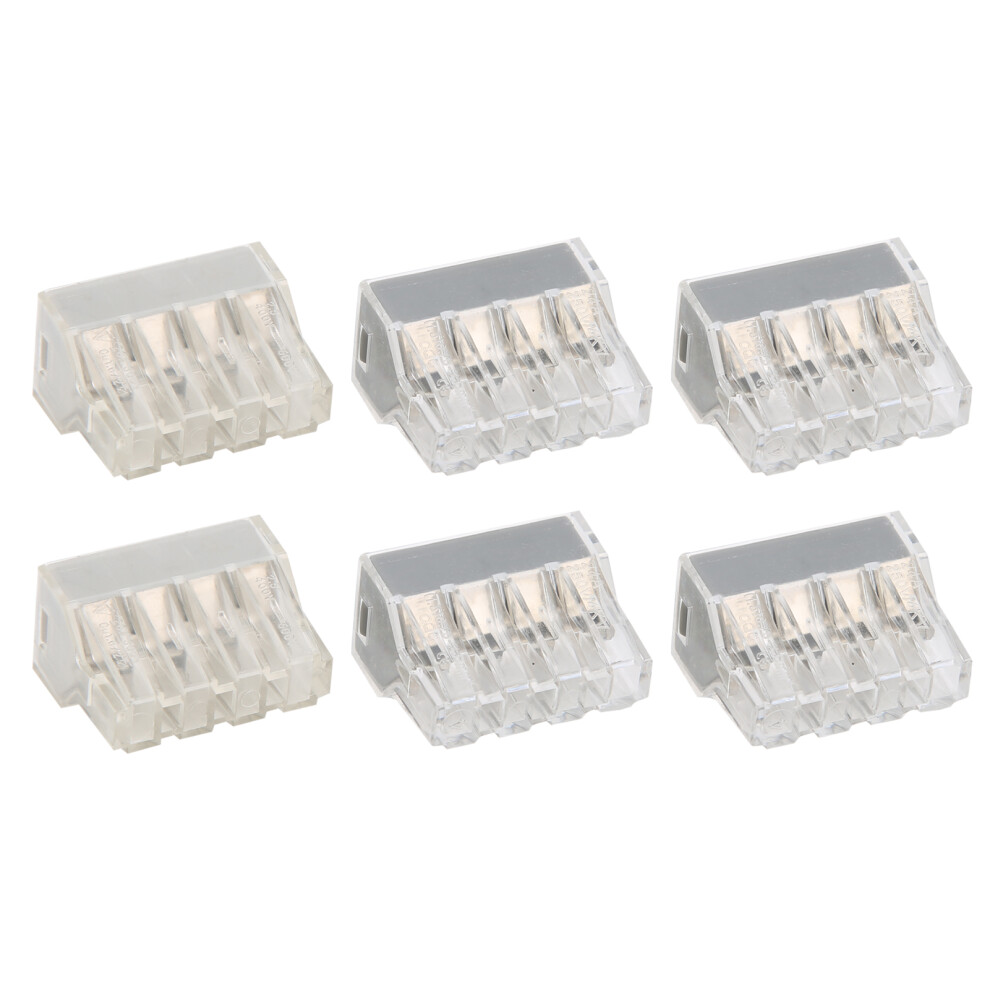 100Pcs Push Wire Connectors Pct-108, 8 Holes, 24A, 250V 4371379513511