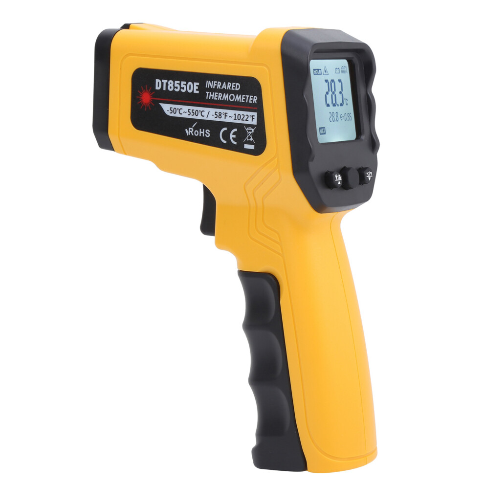 Dt8550e Infrared Non-Contact Thermometer 50-550, 109.5X173x34mm 8721379513725