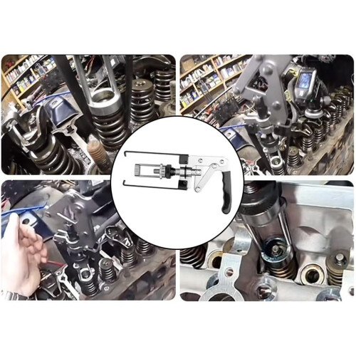 Engine Overhead Valve Spring Compressor Reversible Jaw Adaptor Automatic Locking For OHV OHC CVH Engines Valve Keeper And Spring Removal 2
