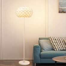 Modern Floor Lamp for Living Room and Bedroom with Acrylic Shade, Warm Ambient Lighting