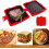 Microwave Sandwich Maker with Quick Grilling, No Power Needed, Dishwasher Safe Cheese Press 4