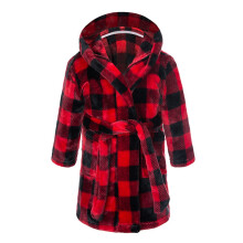 Boys Dressing Gown Toddler Hooded Flannel Bathrobe 1224 Months For Boys And Girls Soft Pajamas Sleepwear