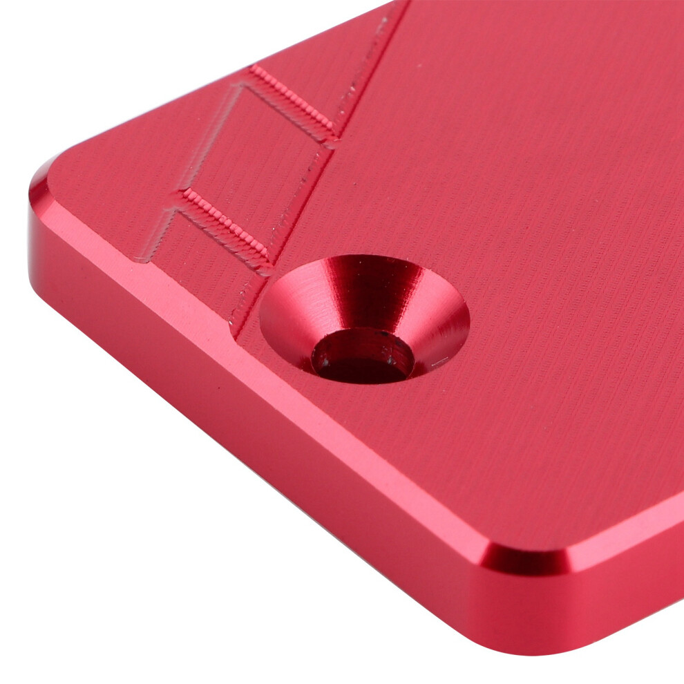 2Pcs Aluminum Brake Fluid Reservoir Cap Cover For Honda Cb300f Cb500f Cb500x Cbr500r Red 5011379516448