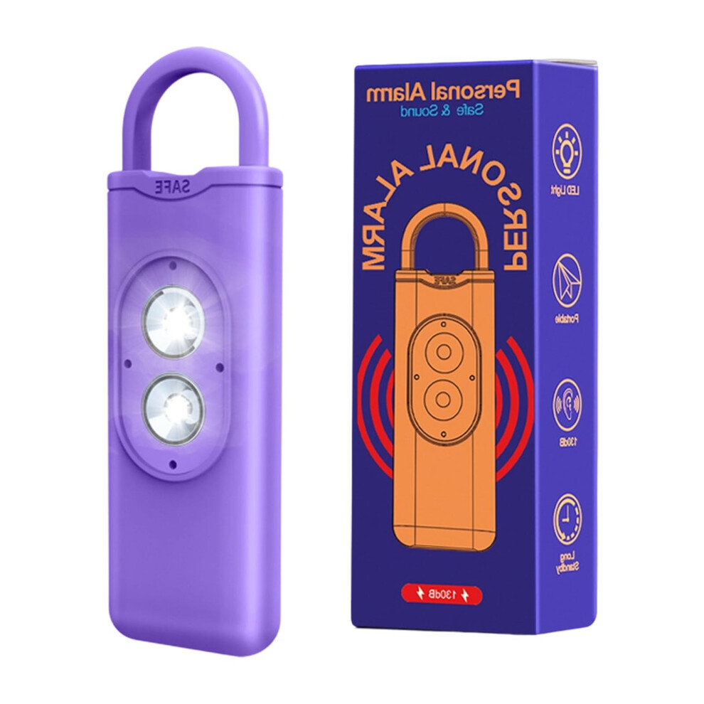 130Db Sound Alerts Led Warning Light For Immediate Emergency Response Purple Alarm 9187378903032