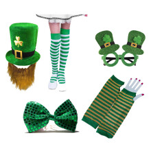 Green Festival Day Outfit Set Comfortable Fabric-IRSET28