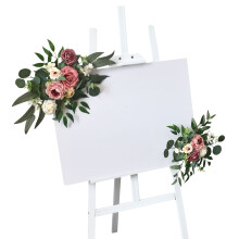 Wedding Decorative Swag Artificial Flower Swag-Bean paste color