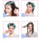 Μπούκλες μαλλιών Better Saturation για DIY styling, αυτο-πιάνονται με σπειροειδή σχεδιασμό και 5