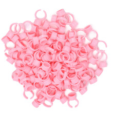 Disposable Glue Rings For Eyelash Extensions, Adjustable Size Non Toxic Durable Plastic Lash Adhesive Holders Easy To Use With Precision Application