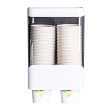 Cup Dispenser for Kitchen Bathroom, Durable High-Quality Materials with Versatile Installation Options, Sanitary Flip Lid Wall Mounted Cup Holder for