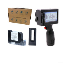12.7mm Portable Handheld Inkjet Printer With Black Ink Cartridge For Date Label Printing And QR Code Marking