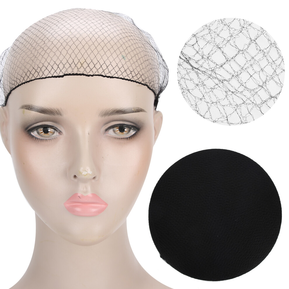 144pcs Disposable Nylon Hair Mesh Net Wig Cap Breathable for Salon & Home Use UK