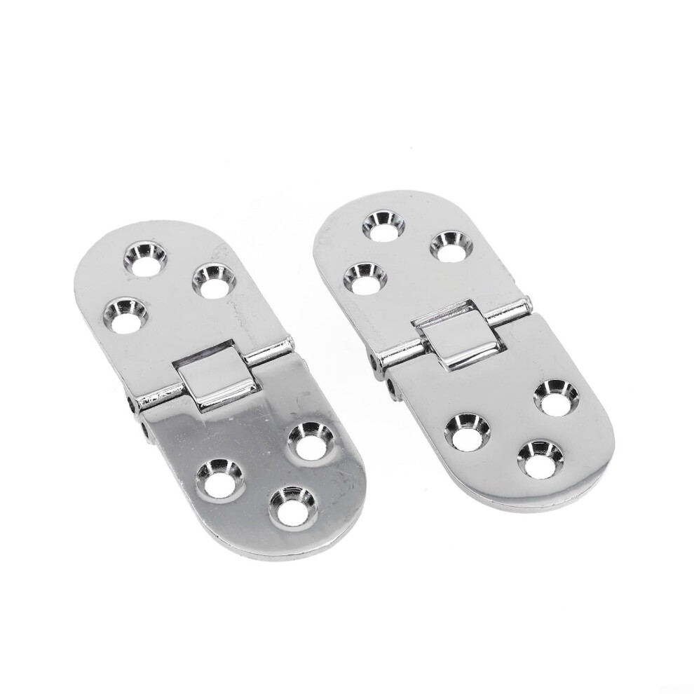 2 Pcs Folding Table Hinges Zinc Alloy 78X30mm Silent Smooth Close Flip Cabinet Desk Furniture 9199774650373