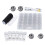 Plastic Bobbin Box for Sewing Machine, Clear Case with Easy to Store Functionality, Reusable Organizer with Compartment Design, Portable Transparent 7