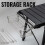 Table Side Storage Rack Hanging Bracket, Mesh Table Expansion Bracket, Compatible With Tables 5