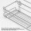 Table Side Storage Rack Hanging Bracket, Mesh Table Expansion Bracket, Compatible With Tables 4