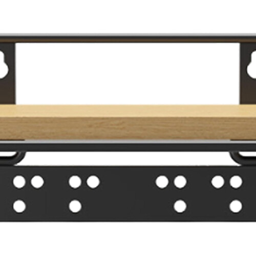 Wall Mounted Ironing Board Holder Foldable Carbon Steel Storage Rack for Laundry Room Organizer 2