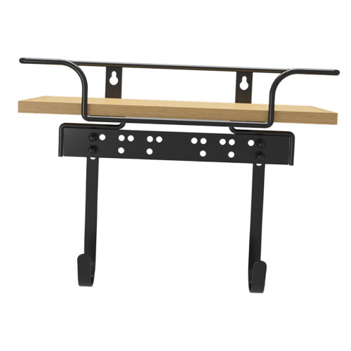 Wall Mounted Ironing Board Holder Foldable Carbon Steel Storage Rack for Laundry Room Organizer