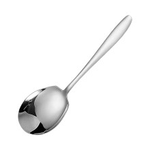 Stainless Steel Serving Spoon with Ergonomic Grip for Buffet Catering Weddings and Daily Meals