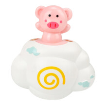 Bathing Water Sprinkling Shower Sprinkler ABS Plastic Bath Toy For Boys And Girls Hands Bright Colors Rainy Piggy Design