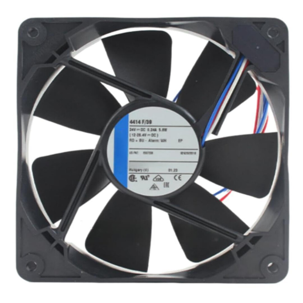 Cooling Fan 120Mm 24V Dc 0.24A Airflow Low Noise 120X120x25mm 3Wire Axial Fan 9094768895764
