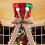 Large Hat with Striped Bows for Christmas Tree Decoration-Red 4