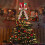 Large Hat with Striped Bows for Christmas Tree Decoration-Red 7