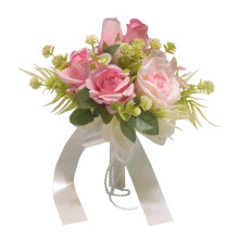 Wedding Bouquets Artificial Flower Bridal Bouquets for-Pink