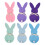 6Pcs Easters Rabbit Cutlery Holders Cutlery Pocket Easters-5 1