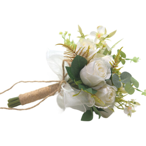 Wedding Bouquets Artificial Flower Bridal Bouquets for-White