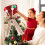 Large Hat with Striped Bows for Christmas Tree Decoration-Red 5