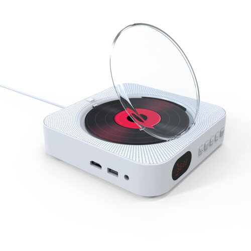 Συσκευή αναπαραγωγής μουσικής Bluetooth με αναπαραγωγή CD και ενσωματωμένο ήχο HiFi, 1