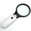 Magnifying glass with LED light 3X + 45X (Black/White) 1