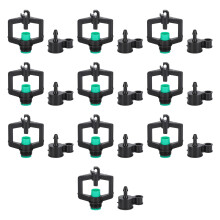 Bicos de irrigação para plantas, gotejadores de 4 mm com design antiferrugem e fluxo de água ajustável para jardim.