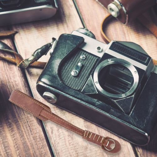2 Pcs Mobile Wrist Strap SLR -fall Wristbands Straps Micro Single Leather Wristlet Hand -drop 2