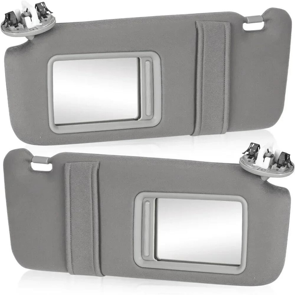 Sun Visor With 20072011 Left And Right Driver And Passenger Side Sunshade Light/Gray 9199774652490