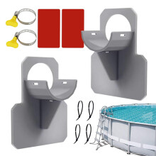 Swimming Pool Hose Holder Adjustable Support Stand for 3038mm Hoses Deck and Garden Use