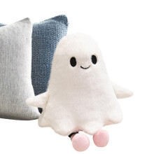 Soft Plush Halloween Ghost Pillow, Cute Scary Doll For Home Decor, Kids Birthday Gift