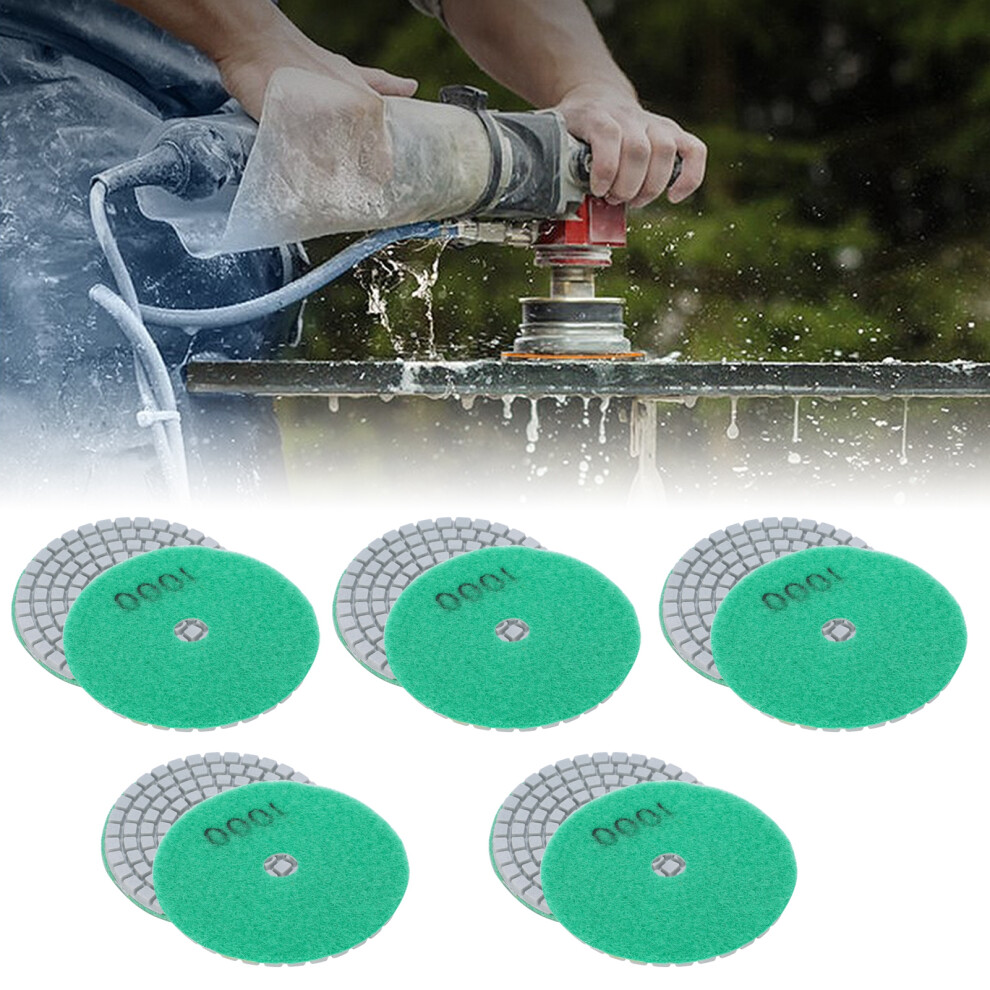 3In Sanding Discs 10 Pack 1000 Mesh For Marble Concrete Stone Buffing Polishing 9331379525049