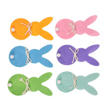 6Pcs Easters Rabbit Utensil Holders Cutlery Holders For-1