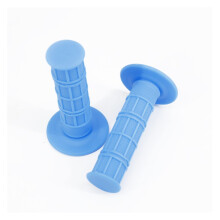 Motorcycle Handlebar Grips 7/8 Inch 22mm Universal Antislip Rubber Sky Blue