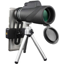 Monocular 10x40 Portable Telescope With BAK4 Prism, Smartphone Adapter And Tripod, Compact Power